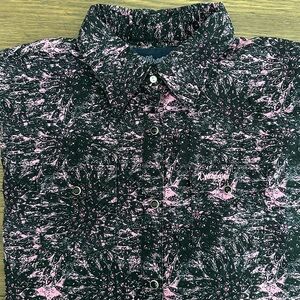 Wrangler Pink Long Sleeve Snap Shirt Size M Gently‎ Worn